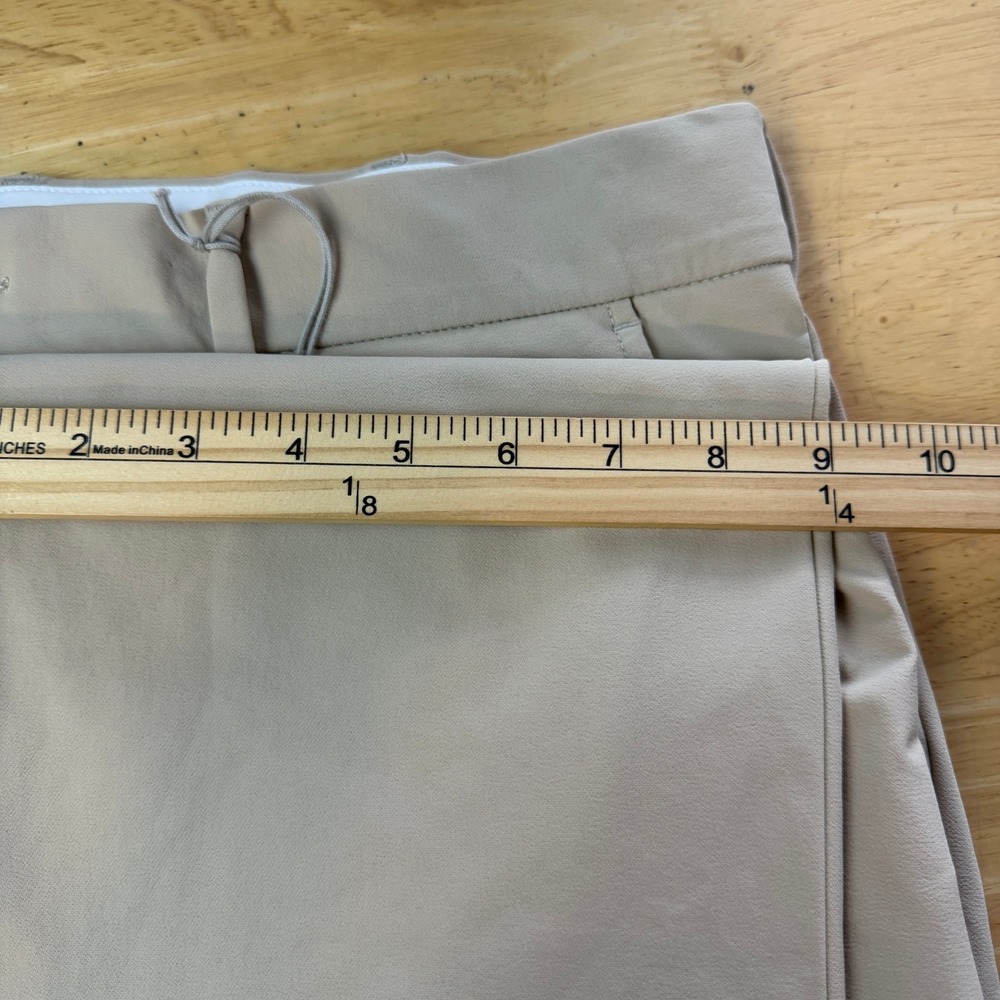 NEW KJUS Ike Pants Mens 54 XL 36x33 Khaki Technical Stretch Golf Trousers Beige - Picture 9 of 14